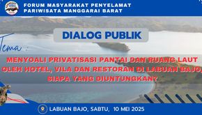 FORMAPP Gelar Diskusi Publik, Privatisasi Pantai dan Laut Labuan Bajo untuk Siapa Sebenarnya?