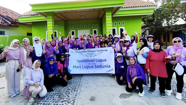 Peringati WLD, Komunitas Odapus Lampung Terus Lakukan Edukasi dan Kampanye Lupus