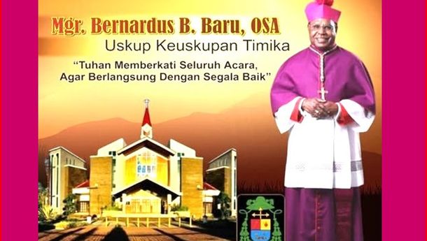 Rabu Besok, Mgr Bernard  Bofitwos Baru OSA Ditahbiskan Jadi Uskup Timika