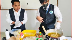 Wujudkan 'Proyek Horeka' Mahasiswa APTI Jajakan Aneka Produk Kuliner Alternatif di Sekolah Tunas Indonesia'