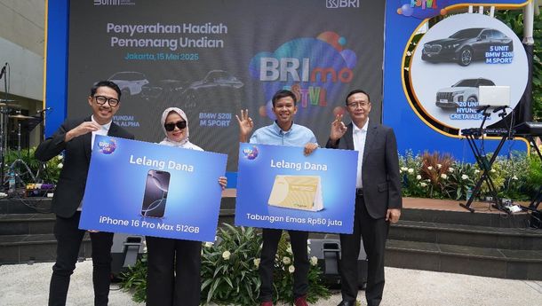 Para Pemenang BRImo FSTVL 2024 Terima Apresiasi dari BRI