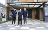 Dari ki-ka : Head of Sales and Marketing Asthara Skyfront City Fresco Prasetya - CEO Asthara Skyfront City Supardi Ang - Head of Residential Aruna Hidayat saat eresmian rumah contoh ALLUREA dalam super cluster The Floritz di Kota Tangerang Banten. 16 Mei 2025. Foto : Panji Asmoro/TrenAsia
