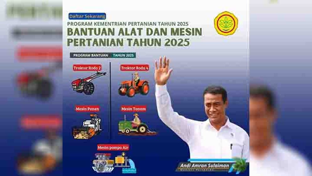 Hoaks: Link Pendaftaran Bantuan Alat dan Mesin Pertanian, Cek Faktanya Yuk!