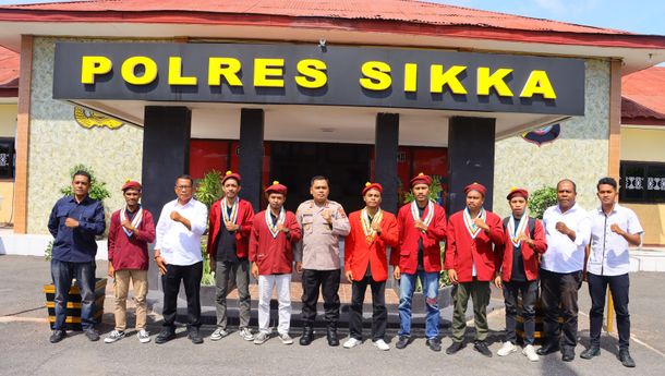 Saat Beraudensi, DPC PMKRI Maumere Desak Pihal Polres Sikka Tuntaskan Beberapa Kasus Hukum