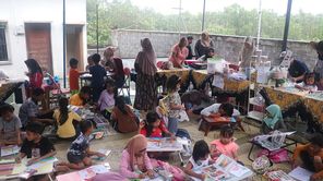 Gelar Pameran Buku, Kiat Warga GMJR Bantul Tumbuhkan Budaya Literasi