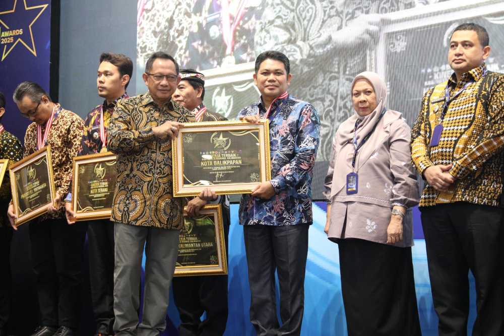 Balikpapan terpilih sebagai kota berkinerja terbaik dalam anugerah SPM Awards 2025.