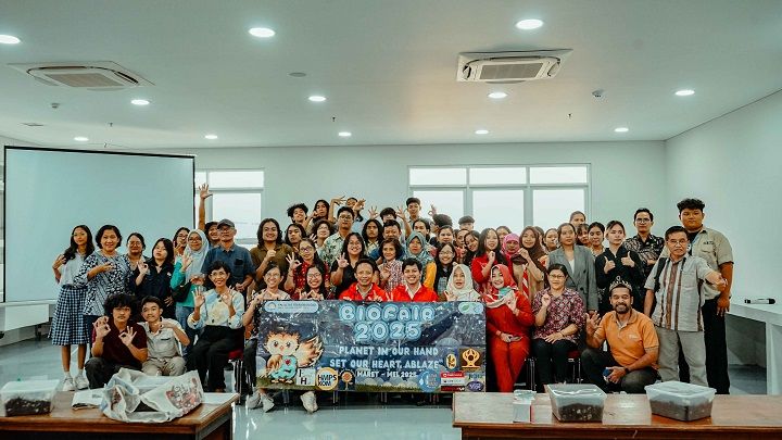 Di Biofair 2025, FTb UAJY Kenalkan Penanganan Sampah dengan Vermicomposting