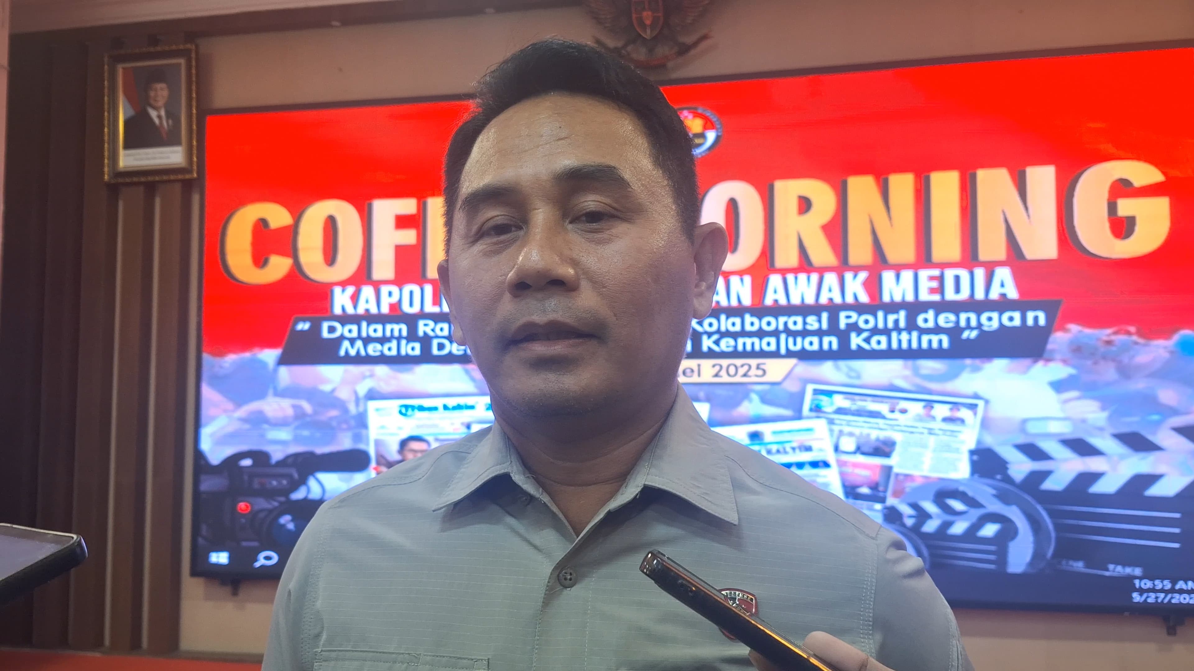Direktur Kriminal Khusus Polda Kaltim, Kombes Pol Jamaludin Farti