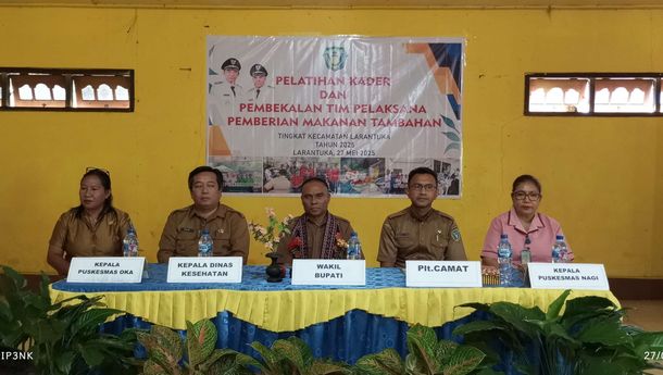 Ignasius Boli Uran, Wabup Flores Timur Buka Pelatihan Kader Posyandu 2025