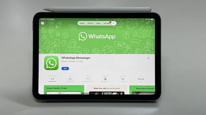 WhatsApp untuk iPad.