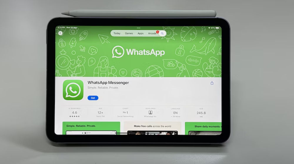 WhatsApp untuk iPad.