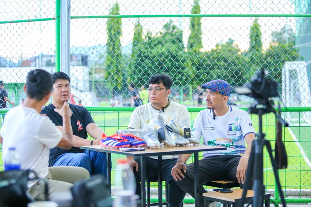 Pengurus FBI Regional Lampung saat menjadi narasumber dalam Podcast Kongsi SMSI Bandar Lampung, Kamis (29/5/2025).
