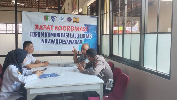 Jasa Raharja Gelar Forum Komunikasi Lalu Lintas dan Survei Titik Rawan Kecelakaan Wilayah Pesawaran