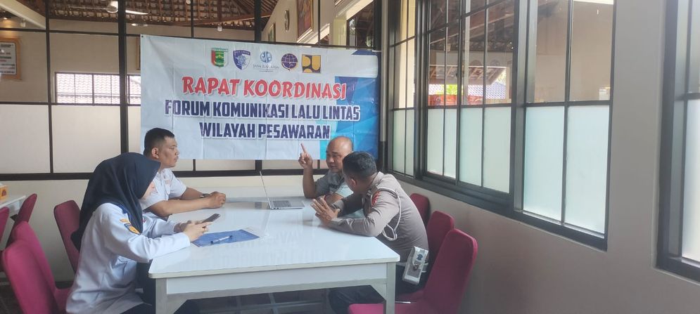 Jasa Raharja Gelar Forum Komunikasi Lalu Lintas dan Survei Titik Rawan Kecelakaan Wilayah Pesawaran