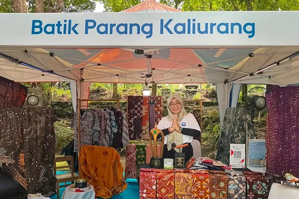BRI dan UMKM Lokal Bangun Ekonomi Warga Lewat Batik Parang