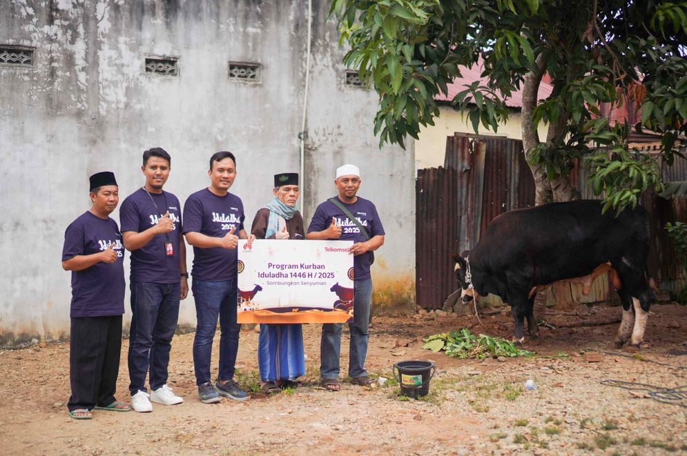 Telkomsel Bagikan Hewan Kurban ke Lebih dari 600 Titik Prioritas di Seluruh Penjuru Indonesia