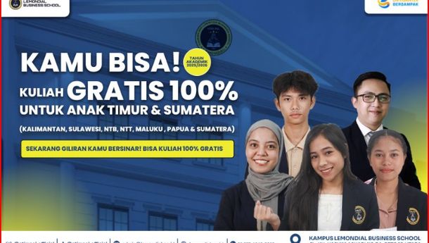 Lemondial Business School Sediakan Beasiswa 100% & Asrama Khusus untuk Anak-anak Indonesia Timur & Sumatera