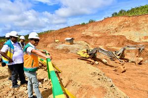 Menteri ESDM Bahlil Lahadalia memantau langsung PT GAG Nikel 