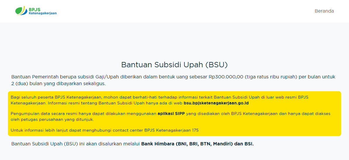 Cara Cek BSU 2025.