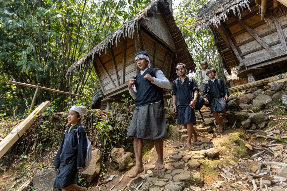 Ilustrasi suku Baduy.