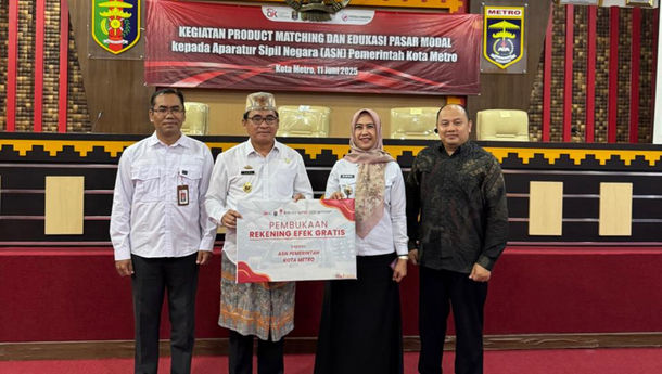 Sinergi OJK, BEI dan Pemkot Metro Dorong ASN Melek Investasi dan Inklusif dalam Pasar Modal