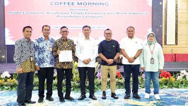 OJK Lampung Dorong Sinergi Penegakan Hukum di Sektor Jasa Keuangan Melalui Forum Coffee Morning