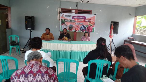 Bersama BPP Ketahanan Pangan, Lurah Beru Gelar Sosialisasi 'Keamanan Pangan Segar' bagi Warganya