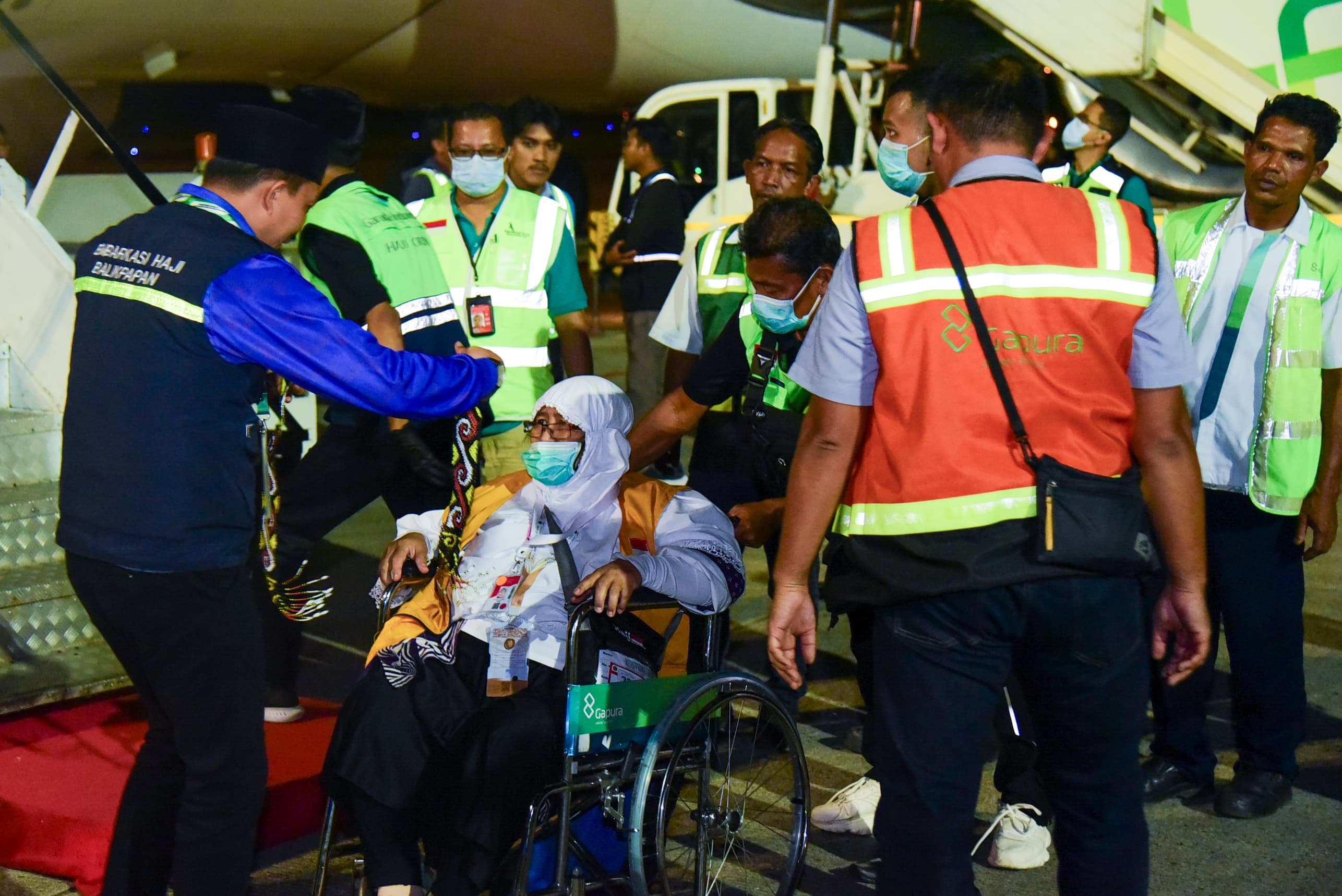 Kloter Pertama Haji Tiba, Bandara SAMS Sepinggan Berikan Pelayanan Prima