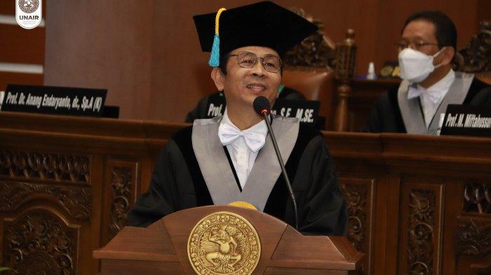 Rektor Unair Terpilih Periode 2025-20230  Prof Dr Muhammad Madyan SE MSi MFin