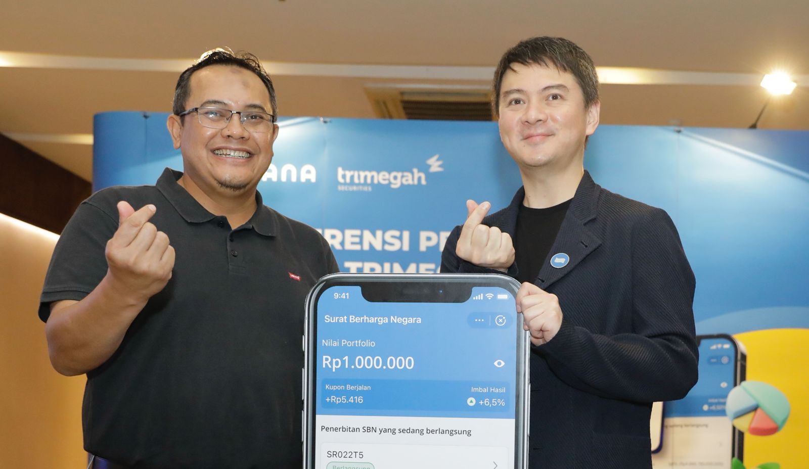 Investasi SBN Ritel Kini Lebih Mudah, Trimegah Sekuritas dan DANA Jalin Kerja Sama Penjualan e-SBN Ritel