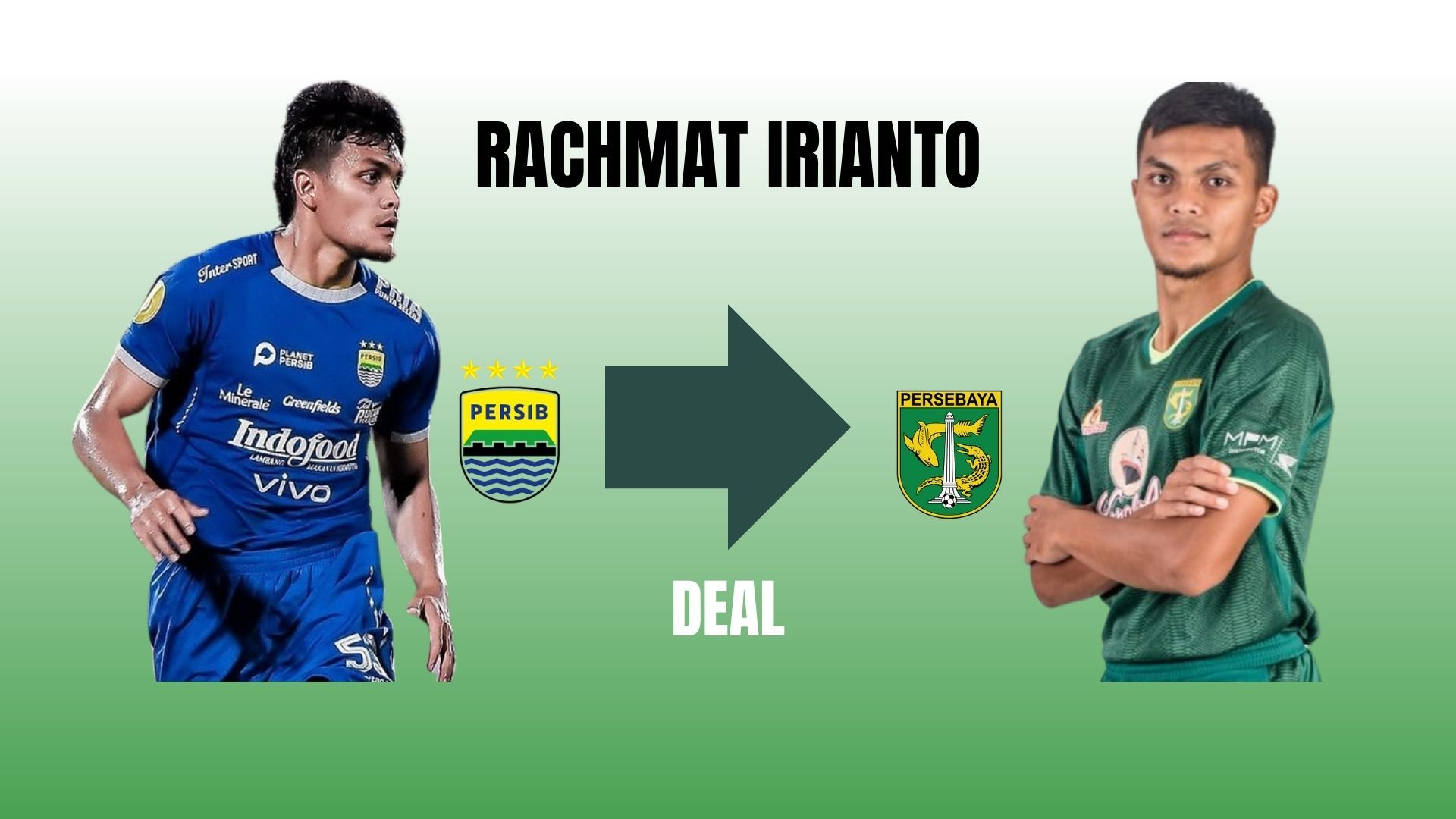 Rachmad Irianto akhirnya kembali ke Persebaya setelah sempat membela Persib Bandung