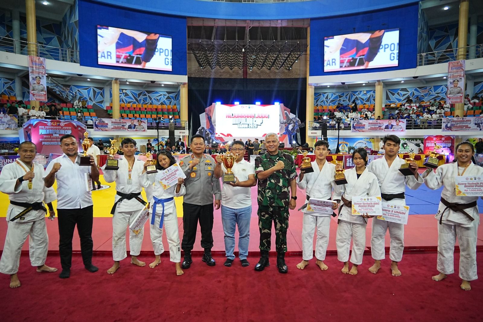 Kapolda Cup 2025 Resmi Ditutup, Judo Sat Brimob Kaltim Borong Medali