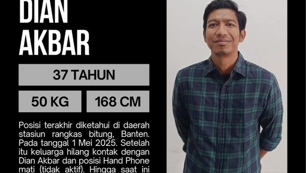 Pria Ini Hilang Misterius di Rangkas Bitung, Keluarga Minta Bantuan Warga Lampung