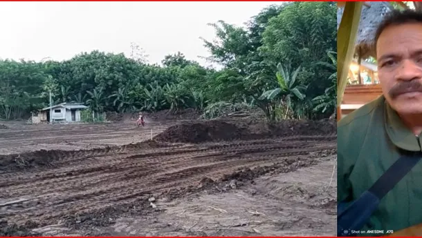 Firmus Menuntut Ganti Rugi atas Tanamannya yang Dirusakkan AG, Sebelum Lahan Kebun Dijadikan Arena Grasstrack