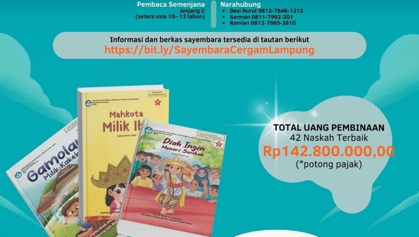 Balai Bahasa Provinsi Lampung Gelar Sayembara Penulisan Cerita Anak Berbahasa Lampung 2025