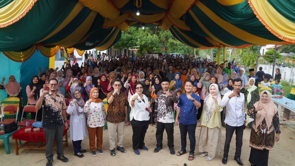 BPJS Kesehatan Palembang Bersama Anggota Komisi IX DPR Sosialisasikan Program JKN hingga ke Desa