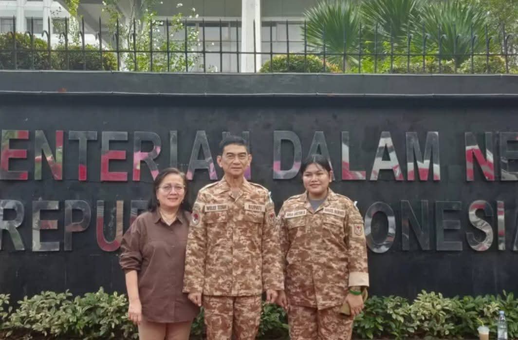 Bupati dan Wabup Talaud ikut retreat di IPDN Jatinangor. (Foto:Istimewa)