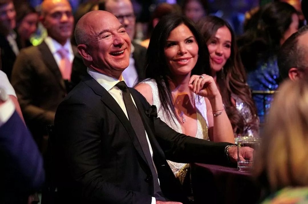 Jeff Bezos dan Lauren Sánchez.