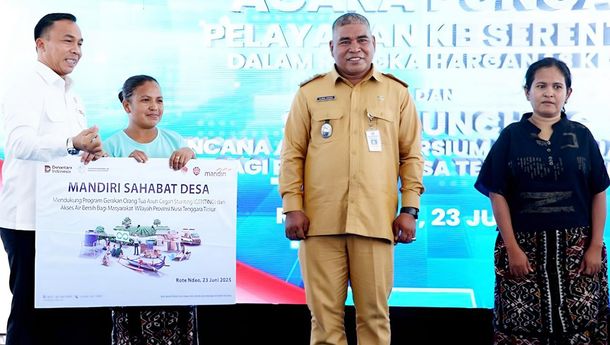 Mandiri Sahabat Desa Rangkul 200 Keluarga Risiko Stunting di Nusa Tenggara Timur