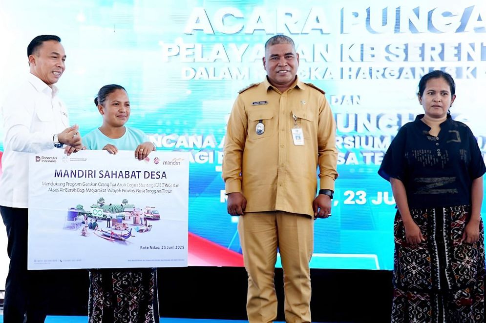 Mandiri Sahabat Desa Rangkul 200 Keluarga Risiko Stunting di Nusa Tenggara Timur