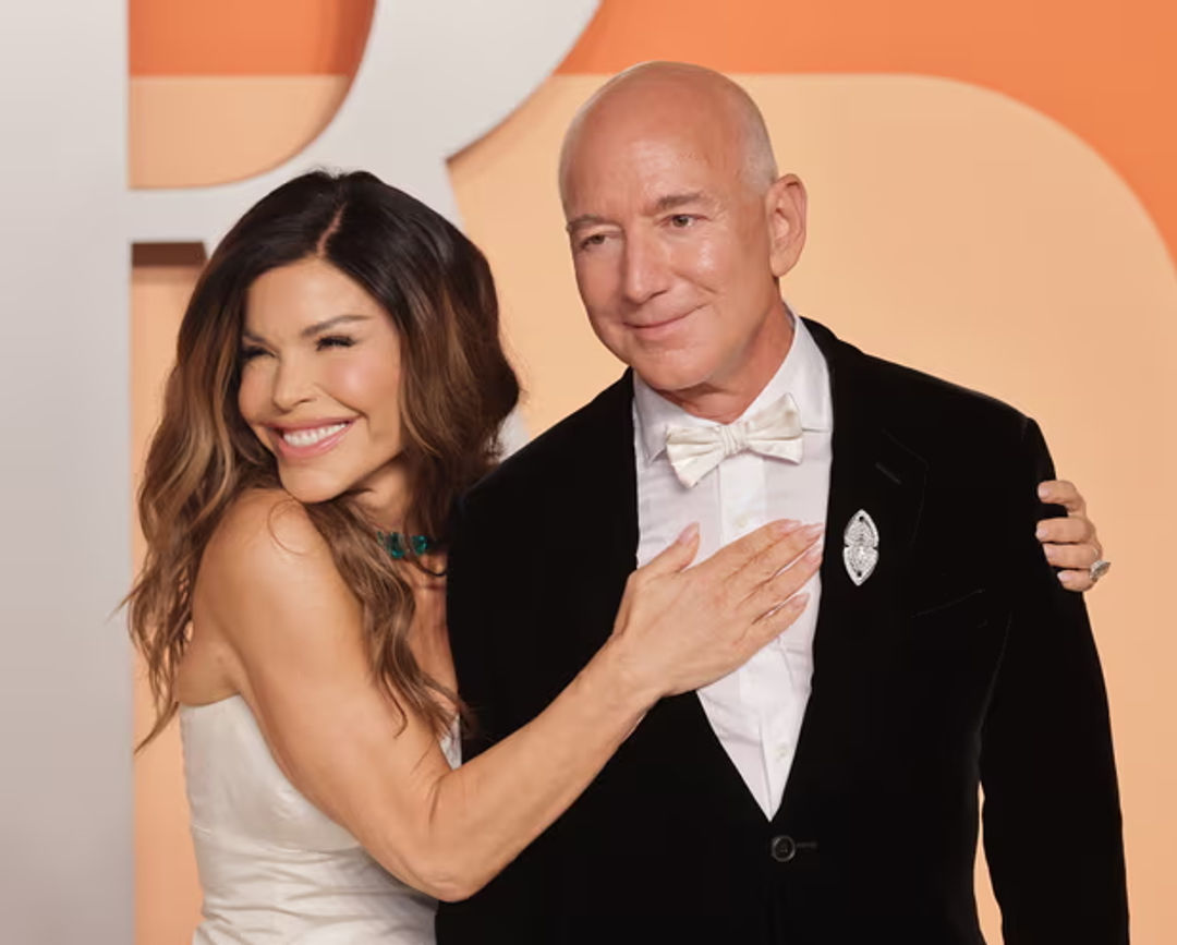 Jeff Bezos dan Lauren Sánchez.