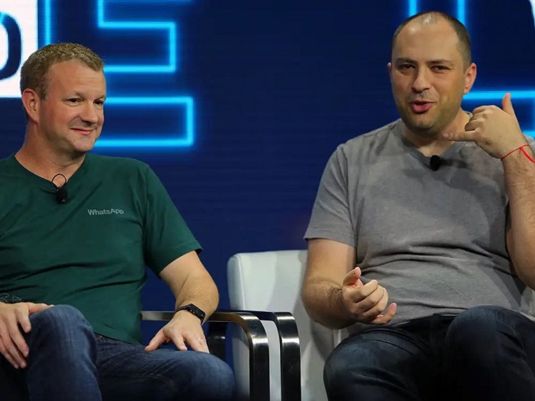 Pendiri WhatsApp, Brian Acton dan Jan Koum.