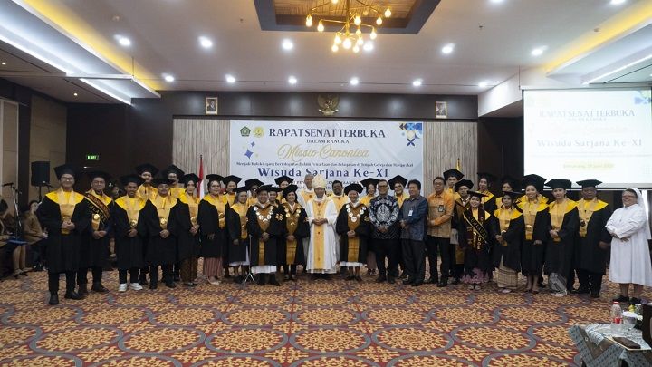 STPKat Santo Fransiskus Asisi Mewisuda 25 Sarjana Pendidikan Agama Katolik