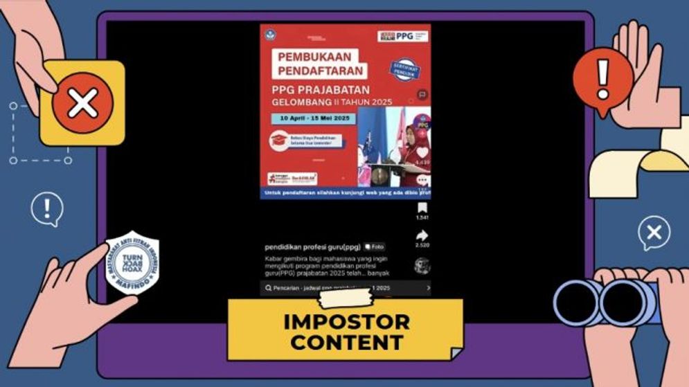 Hoaks: Pendaftaran PPG Prajabatan Tahun 2025 Sudah Dibuka