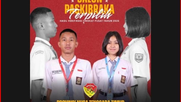 Afril Lolos Paskibraka Nasional 2025, Wakili NTT di Istana Negara