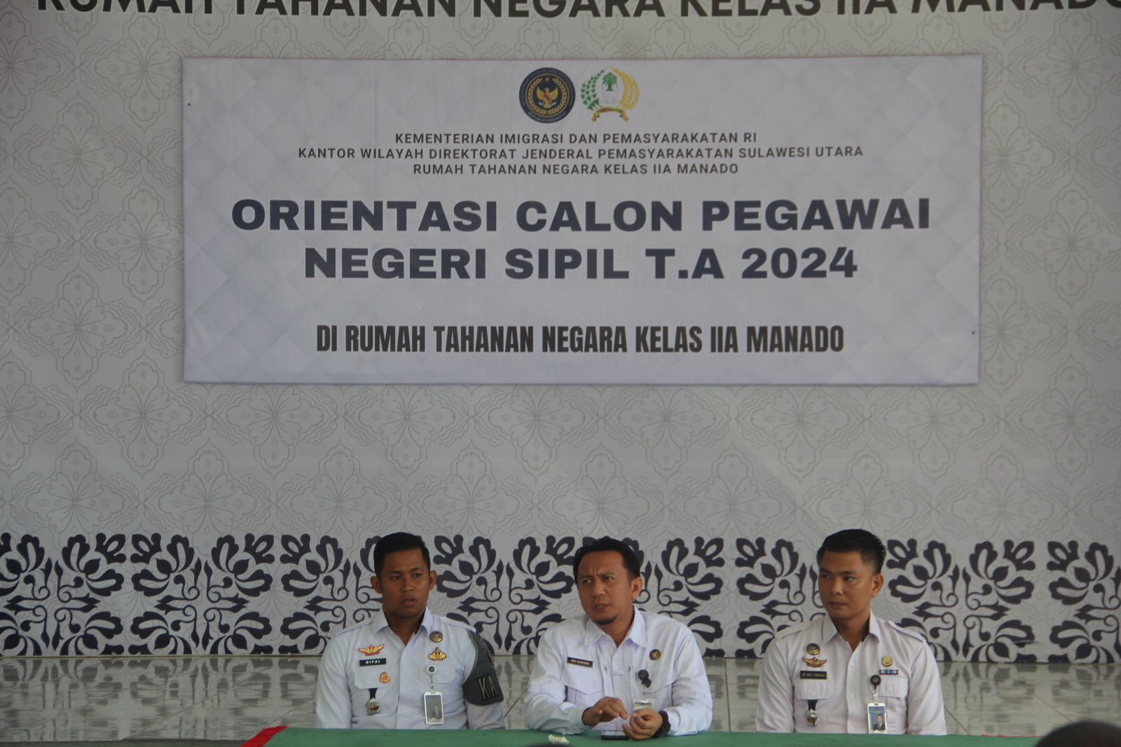 Rutan Manado menerima CPNS T.A 2024. (Foto:Istimewa)