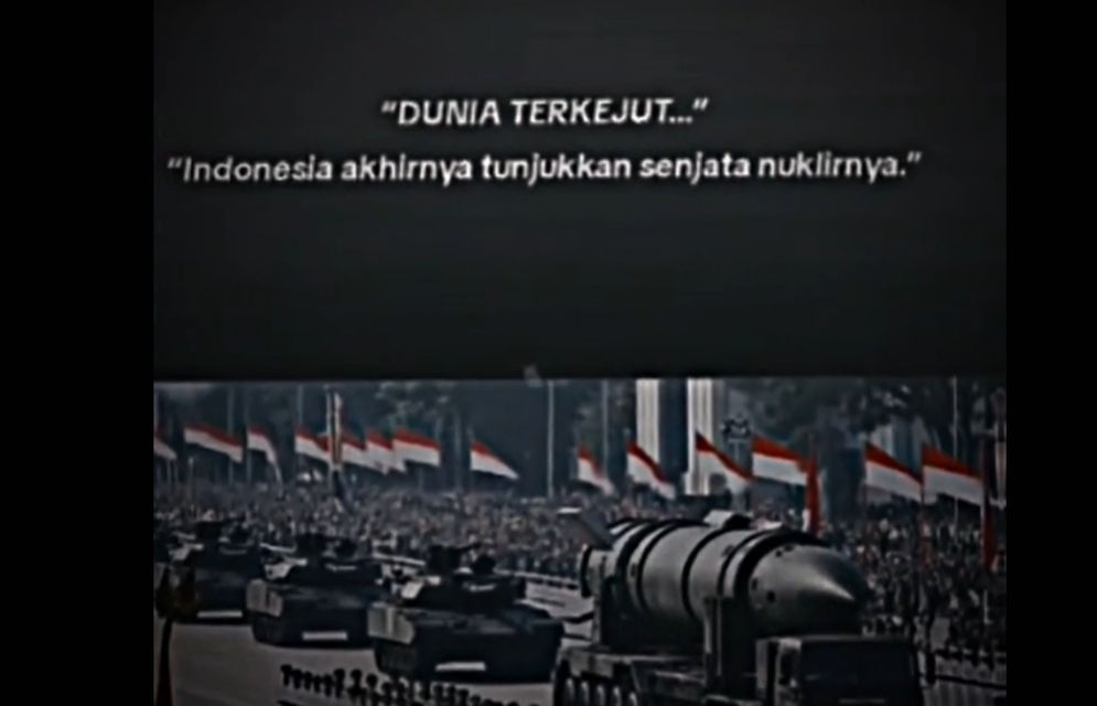 Hoaks: Video Indonesia Memamerkan Senjata Nuklir