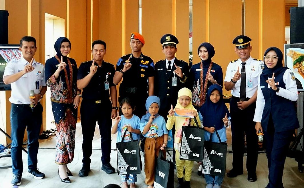 
Libur sekolah, KAI Sumut mengenalkan profesi perkeretaapian untuk anak-anak