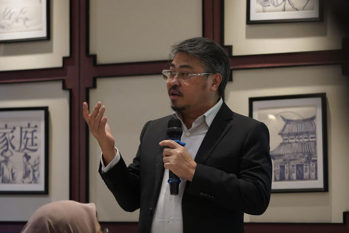 CEO Pertamina NRE John Anis dalam Acara Media Briefing Kemitraan Strategis dengan LONGi