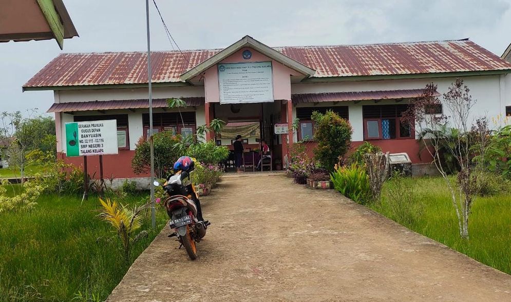 Suasana di SMPN 3 Talang Kelapa,  Banyuasin